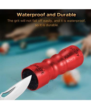 3 in 1 Cue Tip Shaper Tool for Pool Cue Tips - Red | Durable Billiards Accessories - Buy Online on GoSupps.com