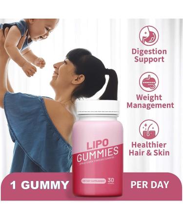 Lipo Gummies - Official ACV Premium All Natural Gummys for Metabolism and Health Support Apple Cider Vinegar Advanced Formula Keto BHB Blend for Weight Management 90 Gummies for 3 Months - Buy Online on GoSupps.com