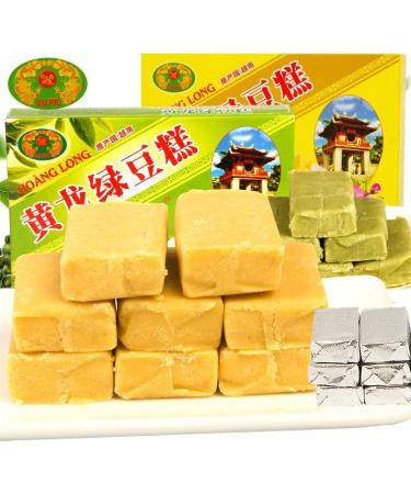 Green Bean Pastry Mung Bean Cake Traditional Chinese Soft Biscuits Natural Vegetarian Sweet Mini Green Bean Dessert Mung Bean Pastry Office Snacks Gift Pack Delicious Food (Matcha Flavor 200g 4pack) Matcha flavor 200g 4pack - Buy Online on GoSupps.com
