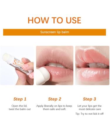 ibcccndc Sunscreen Lip Balm Sunscreen Lipstick SPF 30 Lip Balm Moisturizing Hydrating Moisturizing Lips Sun Protection (A) - Buy Online on GoSupps.com