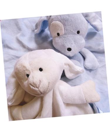 Runrotoo Cuddly Toy Towel for Kids | Soothing Blue Plush Toy for Toddlers | 42x32cm Baby Comfort Gift - Buy Online on GoSupps.com