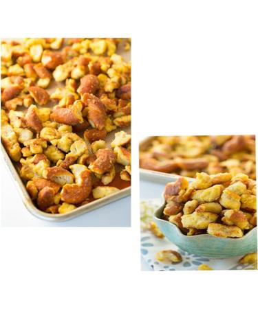 Pretzel Pete Honey Mustard & Onion Broken Pretzel Pieces 4 x 160g Bags - Buy Online on GoSupps.com