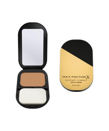 Max Factor Max Factor Facefinity Compact Foundation Vegan Formula Modular Coverage & Matte Finish Foundation Up to 24 Hours Wear SPF 20 076 WARM GOLDEN 10g