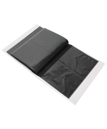 Nail Art Sticker Display Book Nail Art Sticker Collection Album Nail Art Decal Storage Book DIY Nail Art Sticker Holder(White)