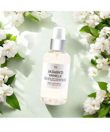 Jasmin'd Vanille Fine Fragrance Mist by Body Botanic 4 Fl Oz 118 Ml an Irresistible Blend of Mysterious Jasmine Creamy Vanilla and Madagascar Vanilla - with Plant Extracts - Buy Online on GoSupps.com