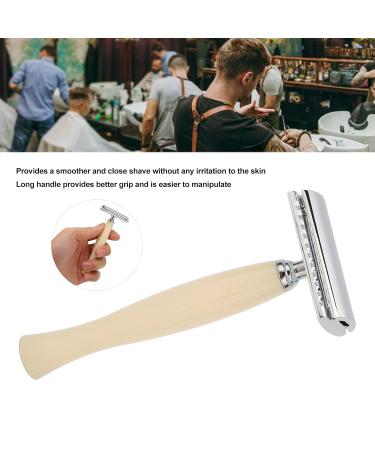Chiciri Manual Razor - Safe & Precise Shaving for Home Office & Hotel | Smooth Beige Design - Buy Online on GoSupps.com