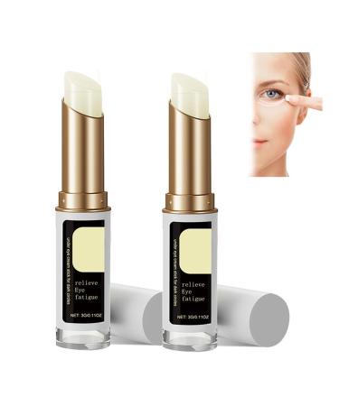 Mineral Oil Eye Stick - Hydrating Treatment To Minimize Puffiness & Fine Lines Nourish Delicate Eye Area(#1 2pcs) 1 Count (Pack of 1) #1