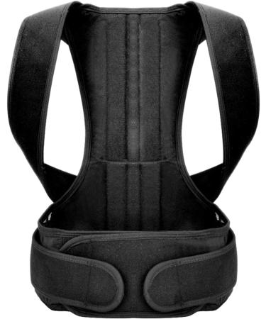 Adjustable Clavicle Posture Corrector For Men Women Upper Back Brace Shoulder Lumbar Support Belt Corset Waist Straps For Sciatica Spinal Stenosis B XL B XL