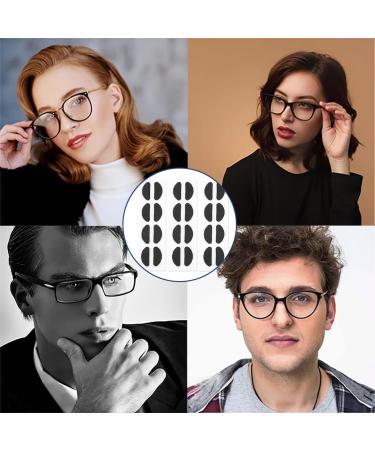 VzuhSw 40 Pairs of 15mm D-Shape Silicone Nose Pads - Non-Slip Self-Adhering Anti-Slip Pads for Glasses & Sunglasses - Soft & Comfortable - Buy Online on GoSupps.com