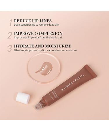  HLMULL Glossy moisturizing lip balm buttery lip balm hydrating lip balm glossy moisturizing lip balm soothing lip care - Buy Online on GoSupps.com