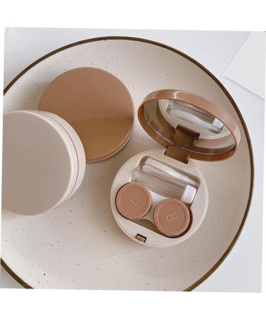 JECOMPRIS Sweet Contact Lens Container - 2 Sets Colored Travel Storage Case for Lentils Makeup & More | ABS Glossy Design - Buy Online on GoSupps.com