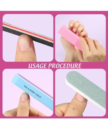 Fandamei 20-Piece Nail Buffer & File Set - Professional 100/180 Gel Nail Files for Manicure & Pedicure - Perfect for Nail Care Worldwide - Buy Online on GoSupps.com