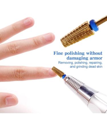 Manicure Quick Removal Tungsten Steel Portable Nail Drill Bit Polishing(C) - Buy Online on GoSupps.com