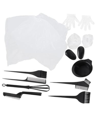 FRCOLOR 2 Sets DIY Hair Coloring Oil Hair Dye Color Bowl Ear Cover Hair Coloring Hair Dyeing Kit Lolita Headband Dyeing Tool Supply Dye Tools Earmuffs Hair Dye Kit Mix Scissors Plastic