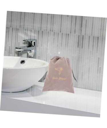 Mikinona 2pcs Velvet Bag Universal Hair Dryer Bag Shoe Travel Bag Travel Hair Dryer Bag Hair Dryer Retractable Cord Hair Dryer Bags Drawstring Fabric Bags Hair Dryer Storage Bags - Buy Online on GoSupps.com