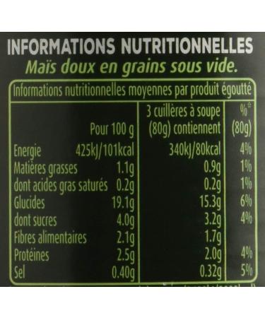 Green Giant - Extra Soft Corn 3 x 140 g - Pack of 4 - Buy Online on GoSupps.com