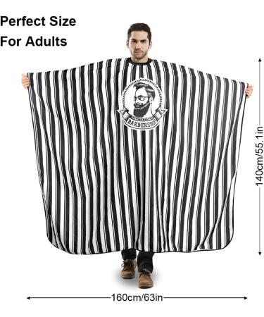 Hair Cutting Kits Barber Cape Professional Barber Salon Cape With Neck Duster Brush Hair Comb Hair Clips Waterproof And Stain Resistant Apron Cutting Hair Beard Hairdressing Polyester Cape One Size - Buy Online on GoSupps.com