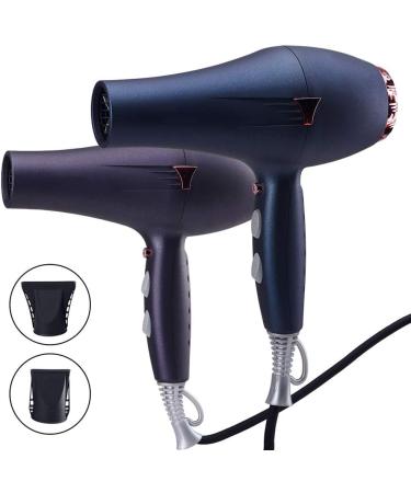 Salon Hairdryers Professional Hair Dryer 1600W with 2 Nozzles Lightweight Power Blow Dryer Fast Dry 2 Speed 3 Heat Cool Shot Setting Long Cable AC Motor Fast Drying Time and Frizz Free Shine Purple - Buy Online on GoSupps.com