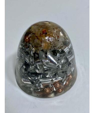 2 Power Dome Tower Busters - Crystal Orgone Generator Energy Accumulator | 7.83Hz/432Hz/528Hz | Beautiful Ingredients & Colors | International Shipping Available - Buy Online on GoSupps.com