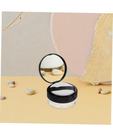 Mikinona 2pcs Portable Powder Box Compact with Mirror Makeup Accessories Cosmetics Travel Powder Case Plastic - Buy Online on GoSupps.com