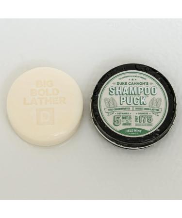 Duke Cannon Field Mint Men's Shampoo Puck 4.5 oz. | Sulfate-Free | Over 175 Washes - Buy Online on GoSupps.com