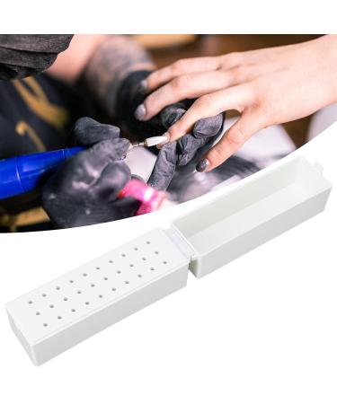 Nail Drill Holder & Dustproof Organizer Box - Portable Manicure Tools for Salons | International Shipping - Buy Online on GoSupps.com