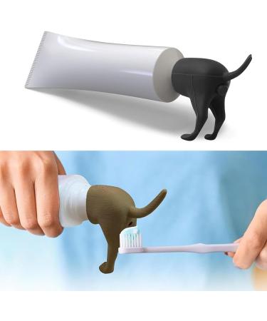 BAIYSFFG 3Pcs Pooping Dog Butt Toothpaste Topper Cartoon Dog Butt Toothpaste Dispenser Funny Toothpaste Cap Toothpaste Topper Cap for Home Travel Daily Life - Buy Online on GoSupps.com