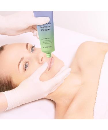 Hair Removal Cream - Facial Hair Remover - Painless Hair Removal Lotion for Legs Bikini Line Underarms Back Face Skin Care Intimate Areas - Buy Online on GoSupps.com