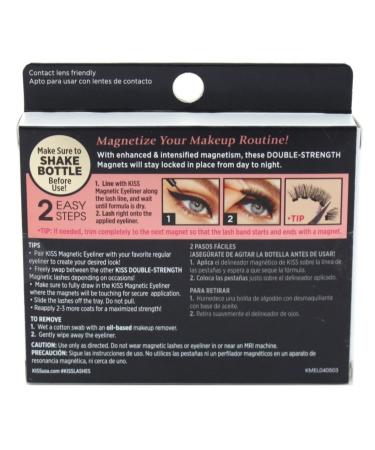 Kiss Magnetic Lashes Tantalize Faux Mink 3 Pack - Long Lasting and Natural Looking - Buy Online on GoSupps.com