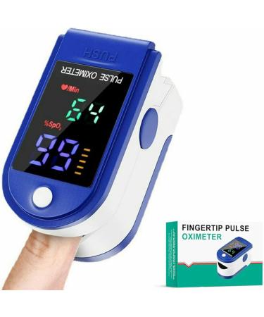 Finger Pulse Oximeter with LED Display - Family Health Monitor for Blood Oxygen Saturation Levels - Buy Online on GoSupps.com