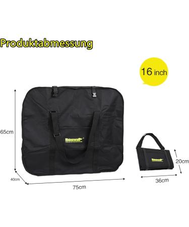 Suntelf 16-20 Inch Foldable Bicycle Bag | Portable Carrier for Bike Travel by Car Train & Air - Buy Online on GoSupps.com