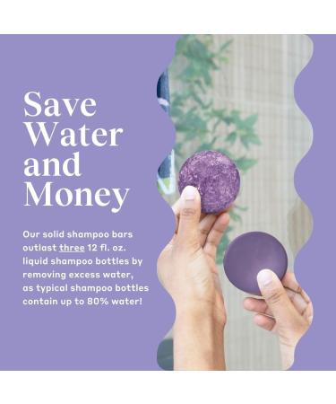 Parrotfish Purple Shampoo Bar | Vegan Toning & Neutralizing Shampoo for Colored Hair | Easy Liquid Transition | Made in the USA - Buy Online on GoSupps.com