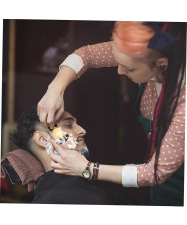 Minkissy Men's Shaving Razor Brush - Premium Beard Care Tool & Short Handle Shaving Soap Brush for Ultimate Grooming - Buy Online on GoSupps.com