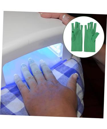 HONMEET 1 Pair Nail Gloves Polish Manicures Anti- Gloves Down Mittens Hand Cover Skincare Tool Fingerless Mitts Nail Tools Gel for Nails Manicure Gloves Elastic Spandex - Buy Online on GoSupps.com