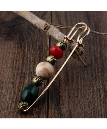 Amosfun Vintage Cardigan Brooch Set - 3 Retro Sweater Clips for Women | Scarf & Dress Pins (8.6x3x2cm) | International Shipping - Buy Online on GoSupps.com