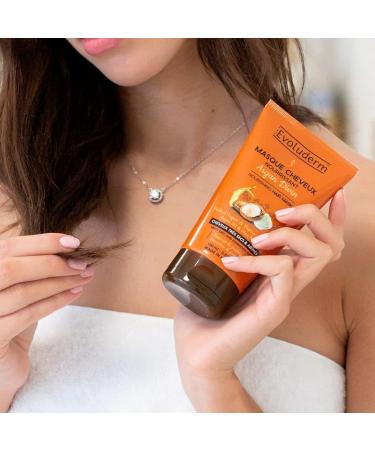  Evoluderm EVOLUDERM Divine Argan Set - Conditioner + Nourishing Shampoo + Detangling Conditioner + Long & Tip Care + Mask 150 ml + Scrunchie Gift - Made in France (Flower) - Buy Online on GoSupps.com