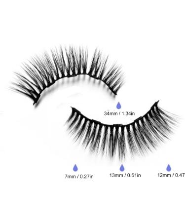 5 Pairs Updated 3D Magnetic Lashes with Eyeliner Kit Glue Free Waterproof Quick Dry 3D Fake Eyelashes Reusable 3D Magnetic False Lashes Extension Set Create Charming Bright Eyes - Buy Online on GoSupps.com