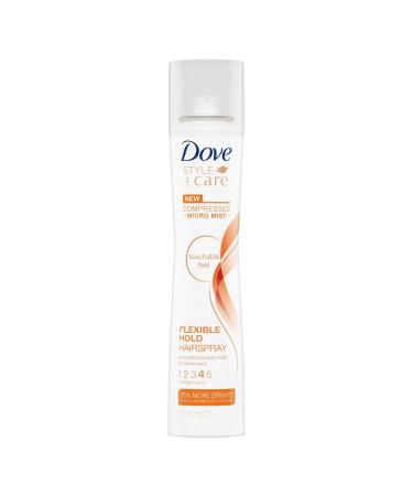 Dove Style + Care Hairspray Flexible Hold 5.5 oz Natural 5.5 Ounce (Pack of 1)