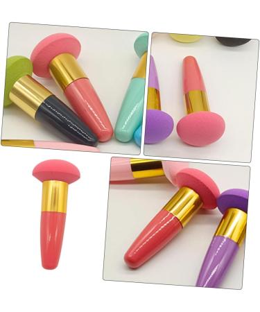 MAGICLULU Beauty Egg Brush Pen Foundation Sponges with Handle Makeup Sponges for Concealer Blending Sponges for Makeup Foundation Sponge Blender Sponges Makeup Blender Cosmetic Sponges - Buy Online on GoSupps.com