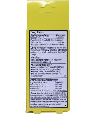 Colirio Manzanill A+ Eye Lubricant Redness and Dryness Relief 2-Pack of 0.5 FL Oz Bottles. - Buy Online on GoSupps.com
