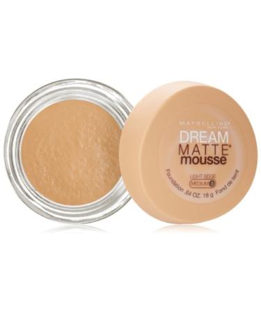 Maybelline Dream Matte Mousse Foundation Light Beige 0 0.64 oz (Pack of 3)