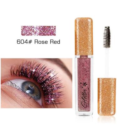 Glitter Mascara Diamond Sparkling Colorful Mascara anti-smudge sparkling colorful eye makeup tool suitable for wedding stage music festival (purple) - Buy Online on GoSupps.com