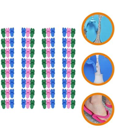 LALAFINA 48 Pairs Disposable Pedicure Slippers - Colorful Anti-Eva Foam Slippers for Women Salon Pedicure and Spa Guests - Buy Online on GoSupps.com
