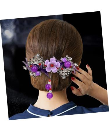 Beaupretty Women Flower Hairpin hairpin rhinestone elegant pin styling clip rhinestone bobby pin flower for women ponytail holder clip China rhinestones dense Miss Retro Women Hairpin - Buy Online on GoSupps.com