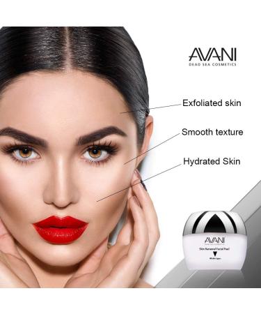 Avani Classics Skin Renewal Facial Peel - Brightening Anti-Aging Exfoliating Cream with Vitamin C & E - Dead Sea Minerals - 1.7 oz - Safe & Gentle - Buy Online on GoSupps.com