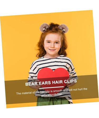 Beavorty 3 Pairs bear ear hair clip cosplay ear hair clip animal ear hair clips hair accessories for girls bows for girls fair halloween ear clips bear ears Miss polyester hairy pair clip - Buy Online on GoSupps.com