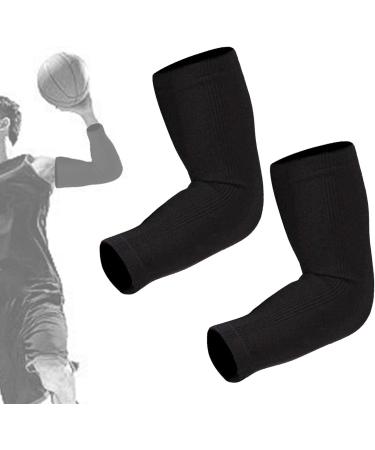 Perfk Compression Cuff Elbow Supports - Shockproof Stretch Arm Support Bandage for Golf Cycling Football & Sports (1 Pair Size S) - Buy Online on GoSupps.com