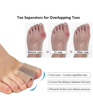 6PCS Toe Separators - Toe Hallux Valgus Corrector for Men and Women - Toe Spacers for Overlapping Toes and Hammer Toes - Buy Online on GoSupps.com