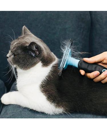 HZPolang Deshedding Tool for Dogs - Pet Hair Remover Grooming Brush for Small, Medium & Large Breeds - Cats, Horses - Short or Long Hair Deshedder - Buy Online on GoSupps.com