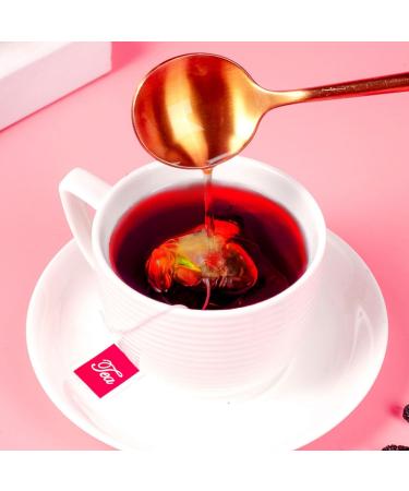 Black Mulberries Rose Black Wolfberry Tea 7oz/200g No additives Anthocyanin Berry Tea Bags Combination of Floral Tea - Buy Online on GoSupps.com